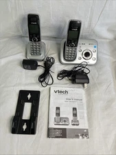 VTech Cordless Phone Answering System 2 Handsets CS6329-2 DECT 6.0 Tested Works