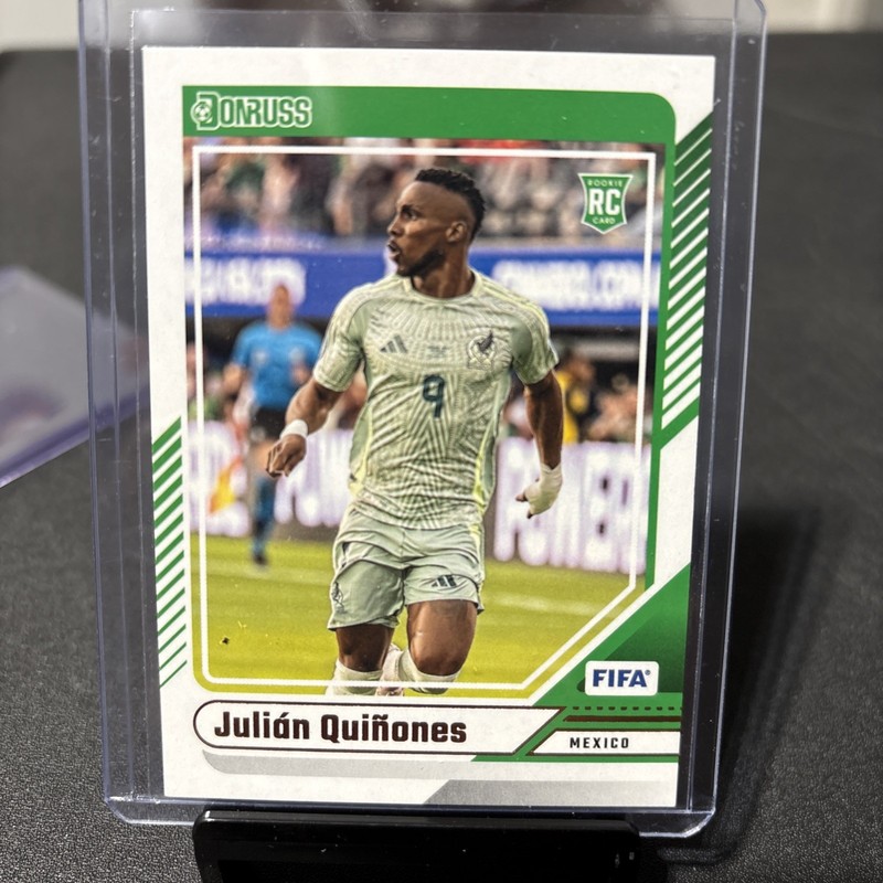 Panini Donruss 2024-25 FIFA Soccer Julián Quiñones #44 Rookie RC Mexico