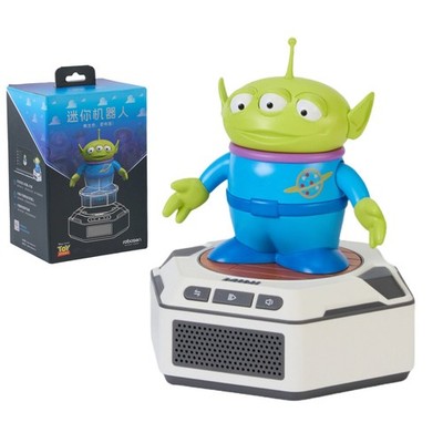 HIPLAY Robosen Mini Robot Toy Story Alien + Base Action Figure Set
