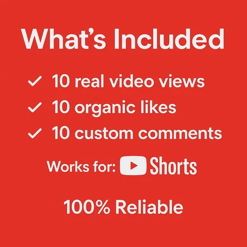 Youtube Bundle: 10 V iews, 10 L ike And 10 C omments