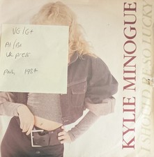 Kylie Minogue I Should Be So Lucky Vinyl Record 7" VG/G+ PWL8 1987