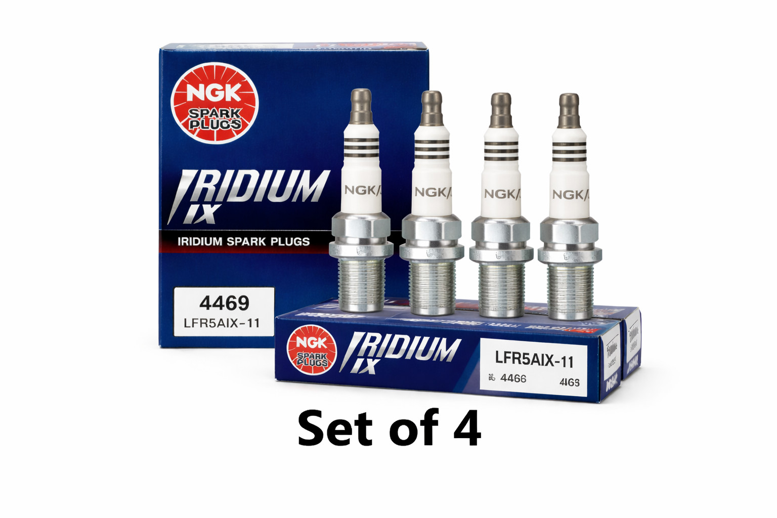 OEM NGK  Iridium IX Spark Plugs 4 x  4469 For Toyota Highlander 2.7L 2009-2019