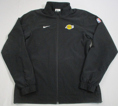 NIKE LOS ANGELES LAKERS DRI-FIT JACKET BLACK NBA MENS SMALL EUC DZ0594-010