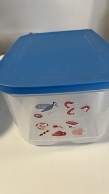 Tupperware KlimOase prima Klima  Gemüse Box   4,4L  Blau hoch  Kratzer Am Deckel