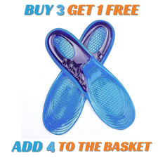 Gel Insoles Pain Relief Arch Support Shoe Inserts Orthotic Plantar Fasciitis