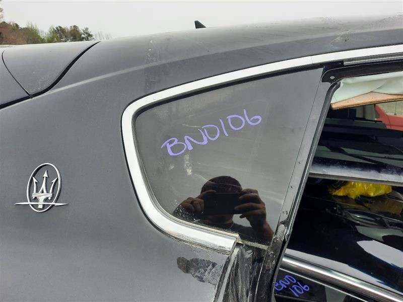 19 2019 MASERATI LEVANTE OEM REAR QUARTER GLASS WINDOW PASSENGER RIGHT 