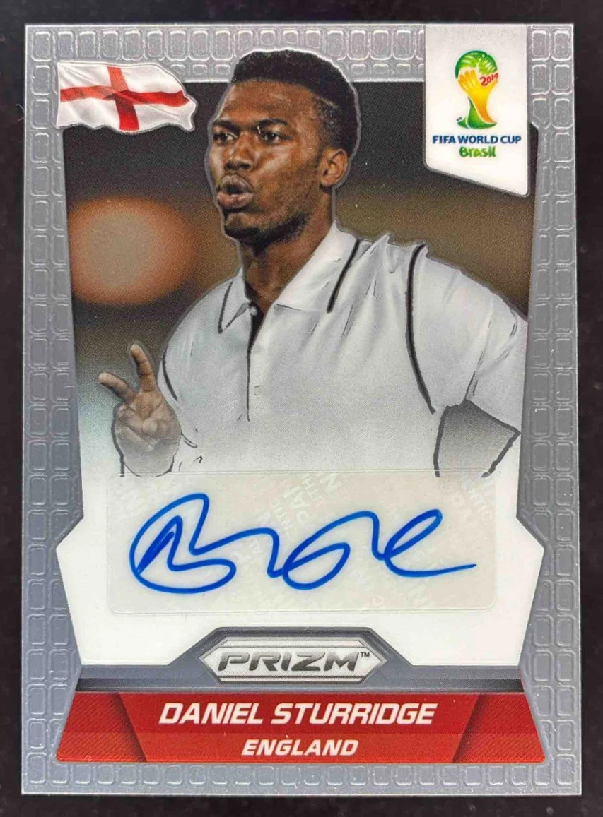 2014 Panini Prizm FIFA World Cup Brazil Signatures #S-DS Daniel Sturridge Auto