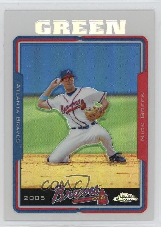 2005 Topps Chrome Refractor Nick Green #282 fm0