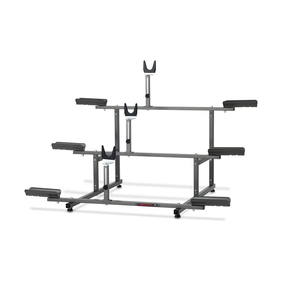 Minoura 971-3U Tiered 3-Bike Display Stand with Stable Support - Adjustable 65990₽