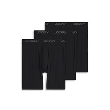 Jockey Men's Chafe Proof Pouch Ultra Soft Modal 8.5" Long Leg Boxer Brief - 3