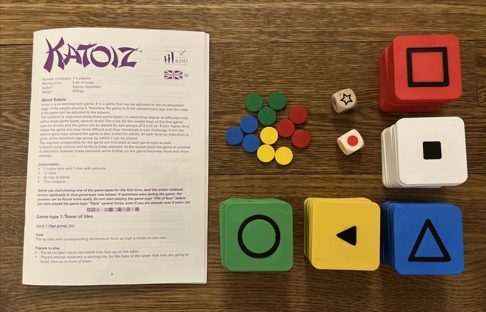 Rare KATOIZ Tile Game 2004 Opstelten Speelgoed COMPLETE Strategy Family Ages 3+ - Image 2 of 4