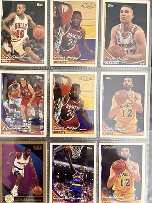 200 Mlb Nfl Nba, Trading Cards excellent Condition In Binder Gems 80-90's-2000's