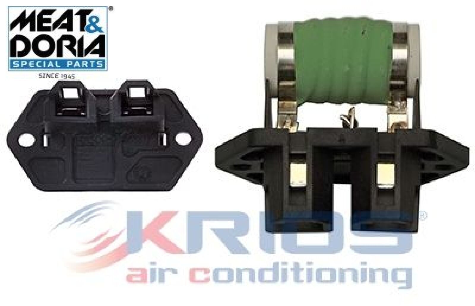 MEAT & DORIA K109038 Widerstand für Innenraumgebläse für Fiat für Lancia