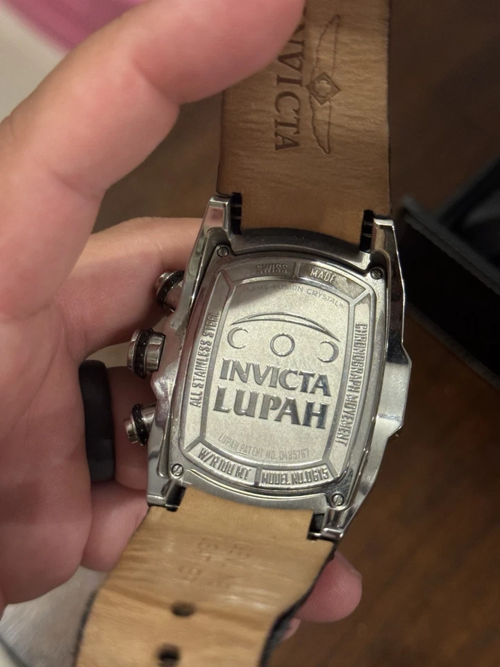 Reloj para hombre INVICTA Lupah cronógrafo esfera negra 0615 46,8 mm Foto 2 de 3