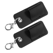 2pcs Lanyard Keychain Pen Holder Anti-Lost PU Pocket-Sized Pen Saver Nurse