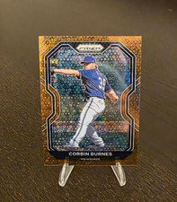 2021 Panini Prizm Corbin Burnes Card Bronze Donut Circles 3/40