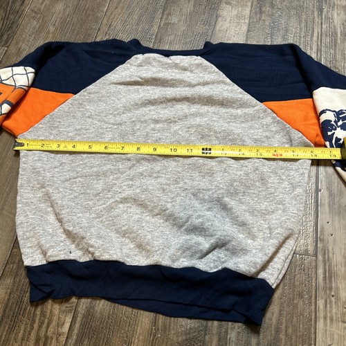 Chicago Bears Sweater Kids Blue Pullover Fleece Vintage NFL - Picture 7 of 7