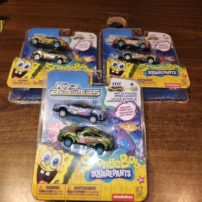 Spongebob KeyBlasters  2025 Cars  NEW Set of 6, Patrick Sandy Plankton Squidward
