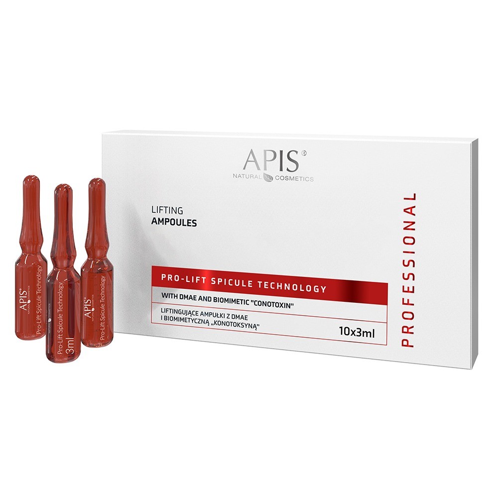 Apis Professional Pro-Lift Spicule Lifting Ampoules DMAE Conotoxin 10x3ml