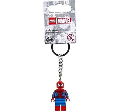 Lego Spider-Man Key Chain (854290), Small, Red  NWT