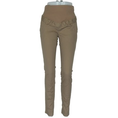 H&M Mama, Umstandshose, Größe: 38, Beige, Baumwolle/Elasthan, Einfarbig #wuk