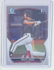 Bowman Chrome Prospects Druw Jones Rookie BCP-25 Arizona Diamondbacks 2023