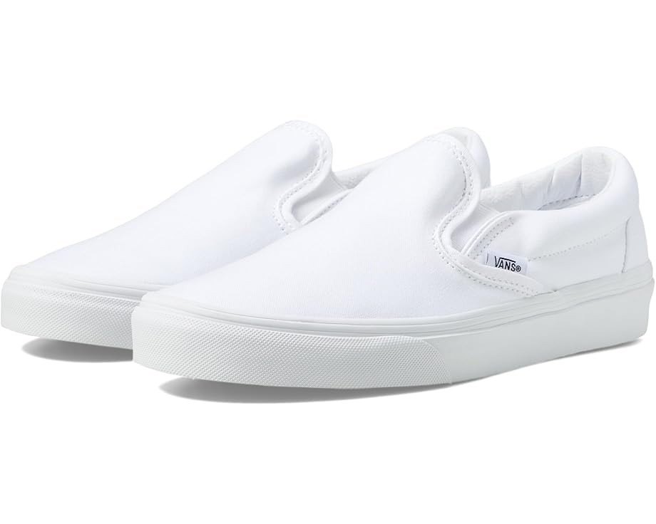 Vans Unisex Slip On True White Classic Canvas Skate Shoe All Sizes Authentic New