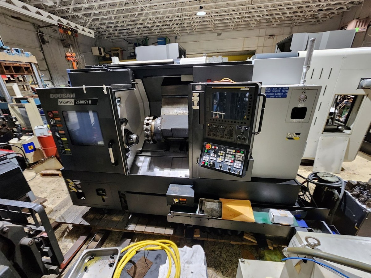2021 Doosan Puma 2600SY II Turning Center - Video in Description