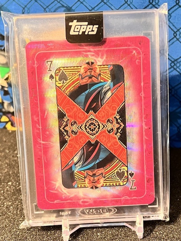Apocalypse 7 Spades #S-7 Marvel 2025 Topps Mint Gambit's Deck trading card — raw and PSA graded price guide