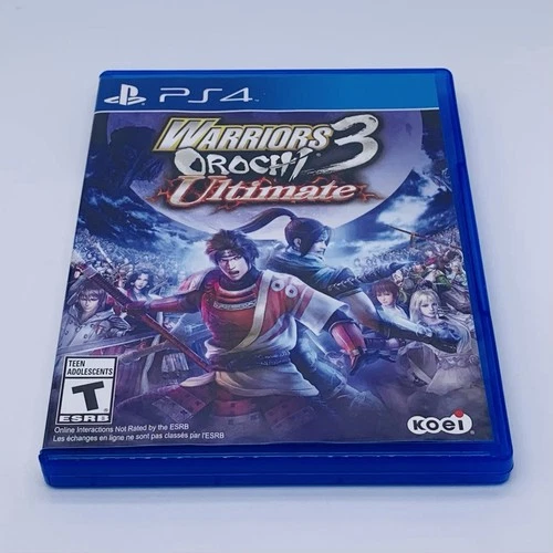 Warriors Orochi 3: Ultimate Sony PS4, 2014 - Complete with Manual CIB Tested