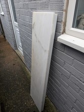 Marble fireplace unit, Solid Bottom And Hearth Great For Repurposed Use!