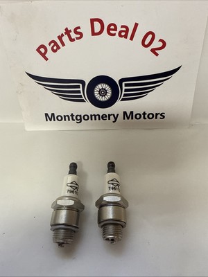 2 Genuine Briggs & Stratton 796112 OEM Spark Plug J19LM RJ19LM 861 861-130-500 2