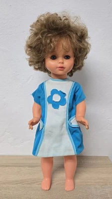 Puppe Vinylpuppe L&B Doll 50 cm Schlafaugen  Vintage - Bild 1 von 4