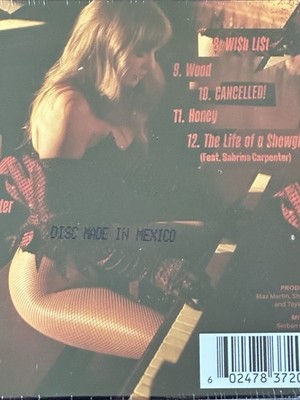 The Life Of A Showgirl Deluxe CD テイラー 特価 The Life Of A Showgirl Taylor Swift Deluxe CDs Limited Edition
