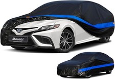 Car Cover Waterproof All Weather for Automobiles, Universal Fit Sedan Coupe
