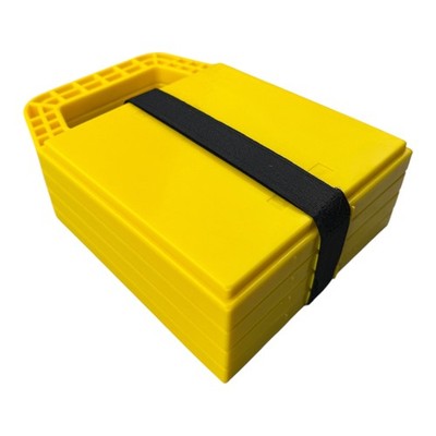Wohnmobil Stützbock Unterlegpads Jack Pads Camco gelb 44595