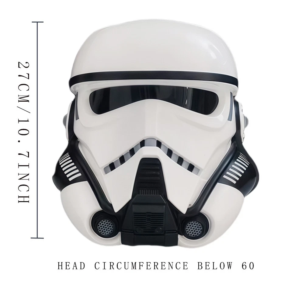 Star Wars Patrol Trooper Helmet Cosplay Prop Resin Replica Full Face White Mask  - Image 3 of 4