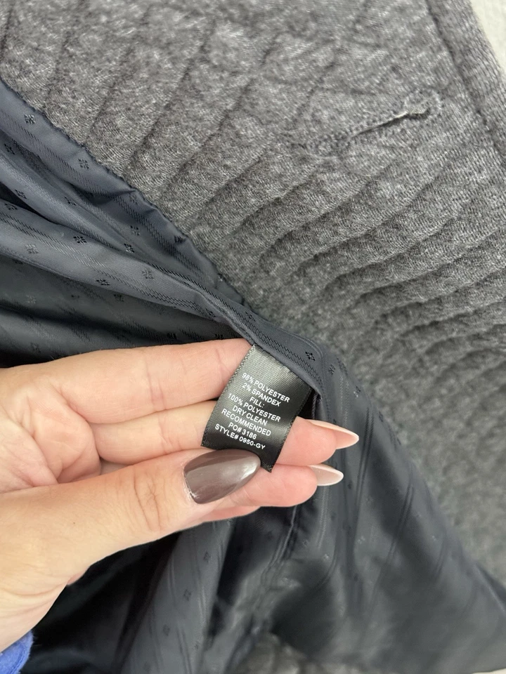 Blazer de viaje Betabrand acolchado preppy oficina de negocios talla pequeña para hombre Foto 4 de 4