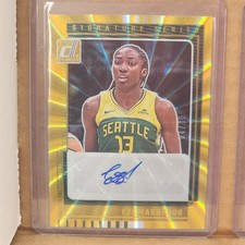 Ezi Magbegor 2025 Donruss WBA Gold Signature Series Auto #4/10 Seattle Storm