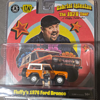Gabriel Iglesias Signed M2 Machines Fluffy s 1976 Ford Bronco Diecast