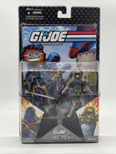 Hasbro G.I. Joe 25th Anniversary Cobra Commander & Tripwire Comic 2 Pack 3.75