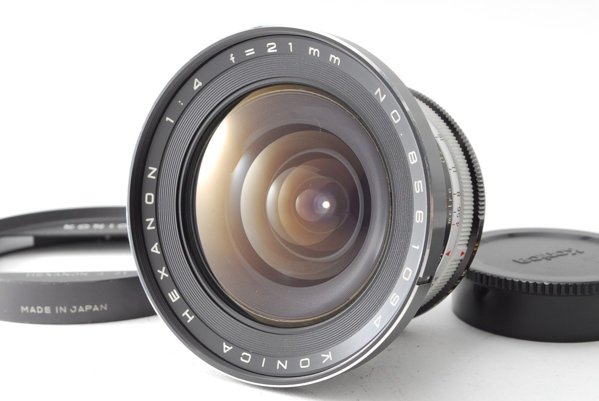 コニカ KONICA HEXANON 21mm F4 Mint Konica Hexanon 21mm f/4 Ultra Wide Angle MF Lens for AR