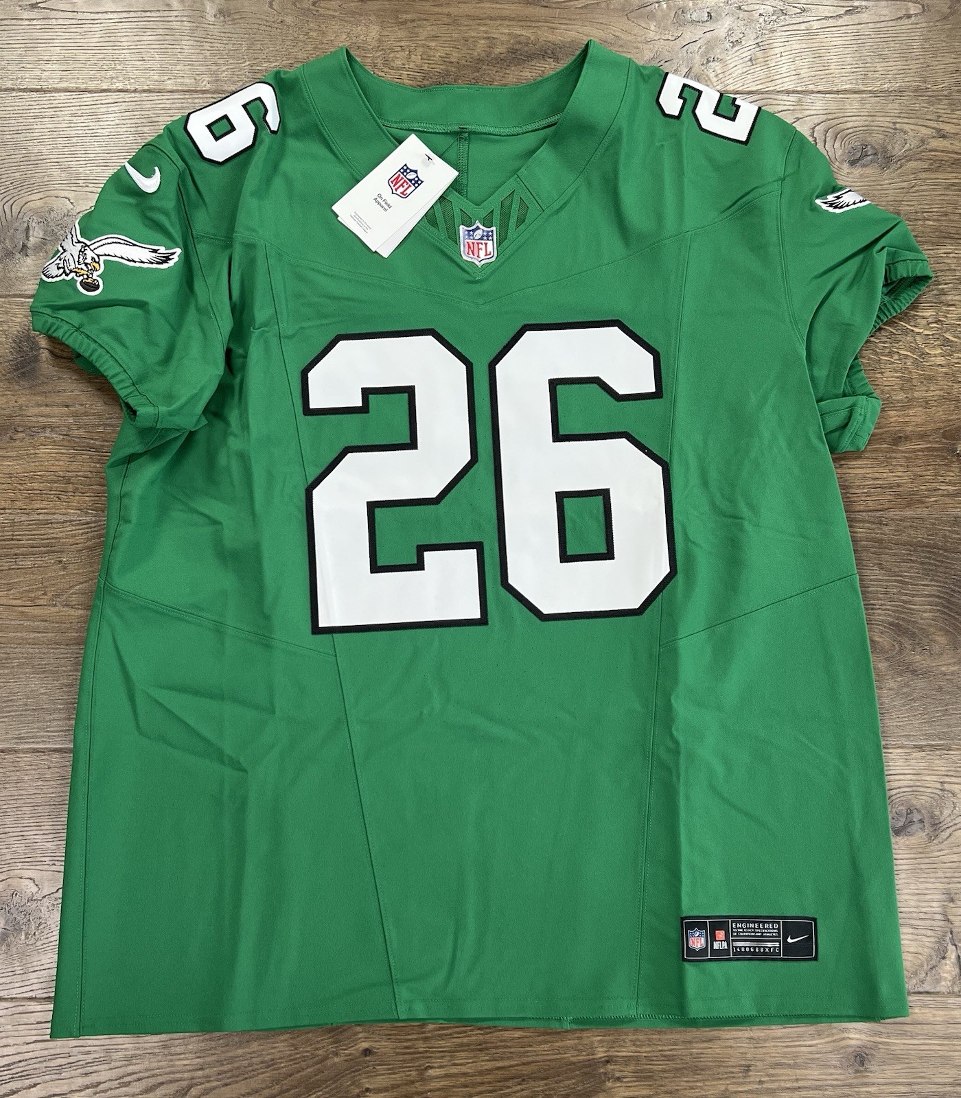 Nwt Nike Philadelphia Eagles Saquon Barkley Vapor Fuse Elite Jersey Men’s Sz 48