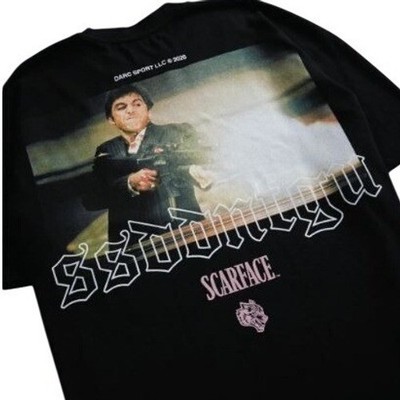 Darc Sport X Scarface T-Shirt, Black, Mens XL, Tony Montana Ending Climax Scene