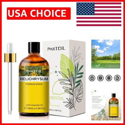 Helichrysum Essential Oil 100ml - Pure Aromatherapy for Home & DIY Creations