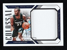 2018-19 Panini National Treasures Colossal Materials 51/99 Andrew Wiggins 03fd