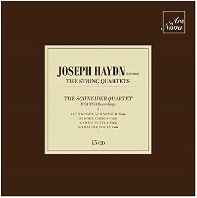 Haydn / The String Quartets / The Schneider Quartet: 15CD ys