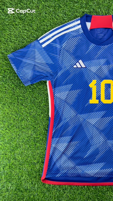 Minamino Japan 2022 Official Jersey Shirt Kit – JPN L / US M