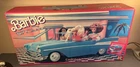 Barbie 57 Chevy Bel Air Convertible Car Turquoise Pink Vintage 1988 New Open Box
