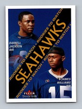 2000 Fleer Tradition #362 Darrell Jackson / James Williams
